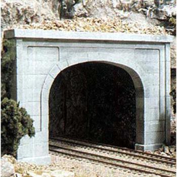 WOODLAND SCENIC WOOC1156 N Double Tunnel Portal, Concrete (2)