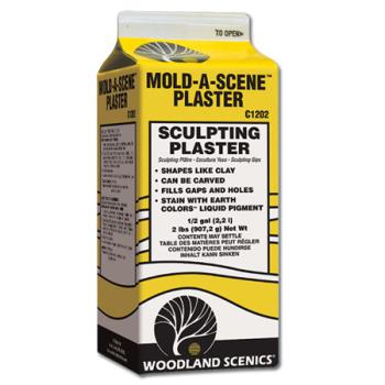 WOODLAND SCENIC WOOC1202 MOLD-A-SCENE PLASTER 1/2 GALLON CARTON