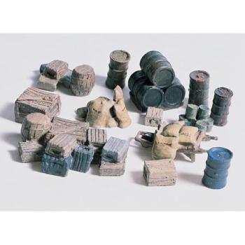 WOODLAND SCENIC WOOD203 HO Crates/Barrels/Sacks