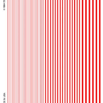 WOODLAND SCENIC WOODT515 Stripes, Red