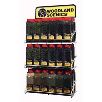 WOODLAND SCENIC WOOFC1630 Underbrush Flock & Bush Shaker Assortment (36)(DS)