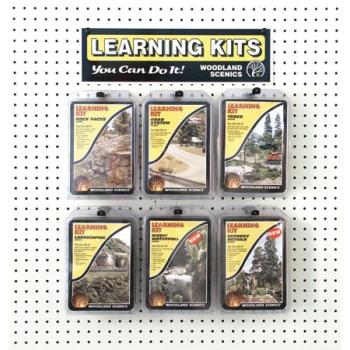 WOODLAND SCENIC WOOLK945 Learning Kit LK951-LK956 Assortment (12)