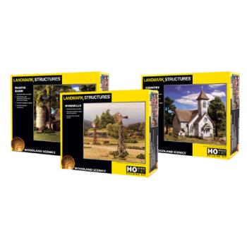 WOODLAND SCENIC WOOPF5233 HO PF5180-PF5196 Complete Assortment (17) (DS)