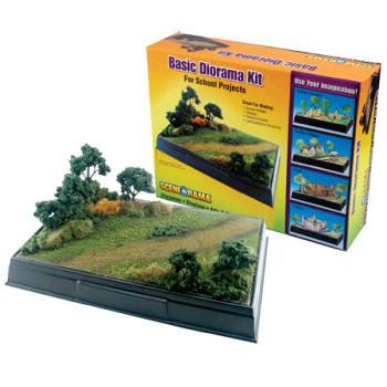 WOODLAND SCENIC WOOSP4110 BASIC DIORAMA SET SCHOOL PROJECT