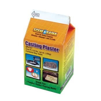 WOODLAND SCENIC WOOSP4141 CASTING PLASTER 8oz BOX SCHOOL PROJECT