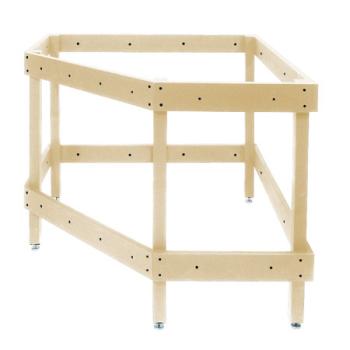 WOODLAND SCENIC WOOST4791 Mod-U-Rail Stand, Corner