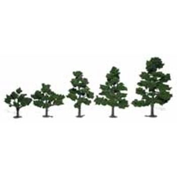 WOODLAND SCENIC WOOTR1112 Deciduous Tree Kit, 3"-7" (6)