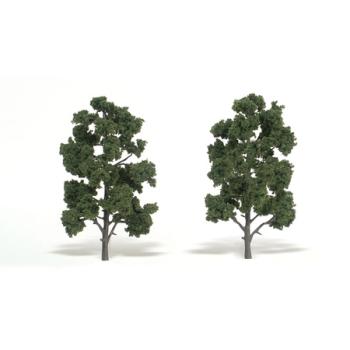 WOODLAND SCENIC WOOTR1519 Ready-Made Tree, Medium Green 8-9" (2)