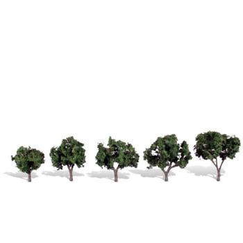 WOODLAND SCENIC WOOTR3548 Classics Tree, Cool Shade 1.25-2" (5)