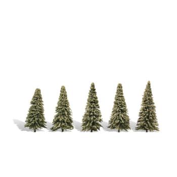 WOODLAND SCENIC WOOTR3566 Classics Tree, Blue Needle 2.5-4" (5)