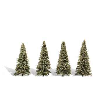 WOODLAND SCENIC WOOTR3569 Classics Tree, Blue Needle 4-6" (4)