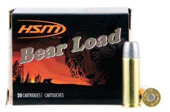 104844 HSM 45C7N20 Bear Load  45 Colt (LC) +P 325 gr Wide Flat Nose (WFN) 20 Bx/ 20 Cs