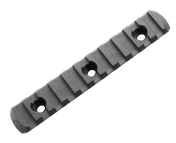 Magpul Industries 10517 Magpul MAG593-BLK M-Lok 11 Slot Polymer Black 4.9"