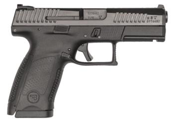 CZ-USA 91531 P-10 C 9mm Luger 4" 15+1 Black Black Polymer Grip Reversible Magazine R