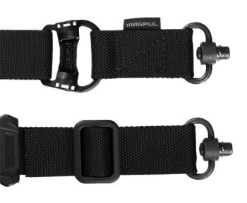 Magpul Industries MS4 DUAL QD GEN2 SLING Magpul MAG518-BLK MS4 Sling GEN2 made of Black Nylon Webbing with 1.25" W, Adjus