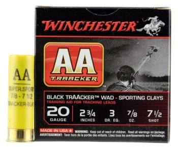 117475 Winchester Ammo AASC207TB AA TrAAcker  20 Gauge 2.75" 7/8 oz 7.5 Shot 25 Bx/ 10