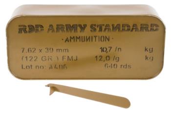 Century Arms AM3266 Red Army Standard Red Army Standard 7.62x39mm 122 gr Full Metal Jacket 640rd tin
