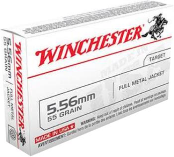 129081 Winchester Ammo WM193K USA Lake City 5.56x45mm NATO 55 gr Full Metal Jacket (FMJ