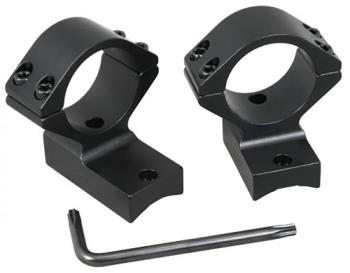 Talley Manufacturing  Talley 750706 Scope Ring Set  For Rifle Wthby Mark V (6 Lug) High 30mm Tube Blac