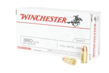 Winchester Ammu Q4206 WINCHESTER USA 380 ACP 95GR FMJ TC 50RD 10BX/CS