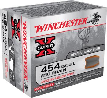 Winchester Ammo X454C3 Super-X  454 Casull 250 gr Jacketed Hollow Point (JHP) 20