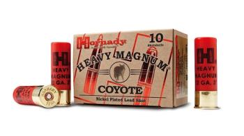 0953-1448 Hornady 86222 Heavy Magnum Coyote 12 Gauge 3" 1 1/2 oz Nickel Plated BB Shot 10