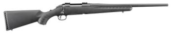06908 Ruger 6908 American Compact 243 Win 4+1 18" Matte Black Black Synthetic Stock Ri