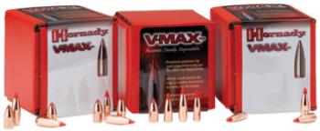 Hornady 87523 HORNADY BULLETS 22 CAL .224 50GR V-MAX 100CT 40BX/CS