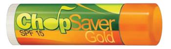 Chop-Saver Gold, Lip Balm w/ Sunblock CHPS