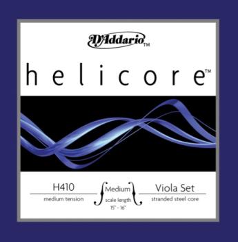 Super Sensitive H410MM D'Addario Helicore Viola String Set, Medium Scale, Medium Tension