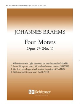 Four Motets, Opus 74 (No. 1)