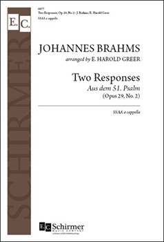 Two Responses from Motet, Opus 29, No. 2