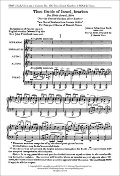 Cantata 104: Thou Guide of Israel, Hearken-Du Hirte Israel, hoere