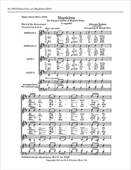 Marienlieder: 6. Magdalena