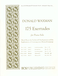 175 Exertudes Book 4 by Waxman Donald for Piano