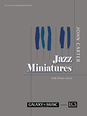 Jazz Miniatures by Carter John for Piano