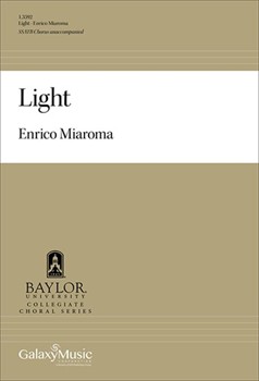 Light by Miaroma Enrico Tagore Rabindranath for SSATB a cappella