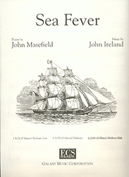 Sea Fever by Ireland John Mansfield John for Medium Voice/High Voice [A minor]