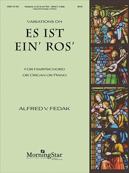 Variations on Es ist ein Ros by Fedak Alfred V for Harpsichord