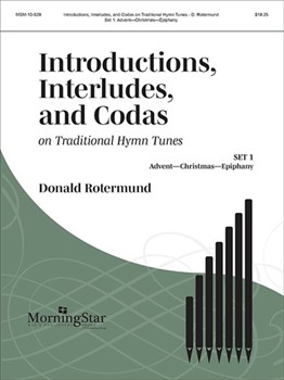 Introductions Interludes & Codas Of Traditional Hymns Book 1 by Rotermund Donald - Rotermund Donald - for Organ