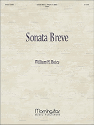 Sonata Breve by Bates William H. for Organ