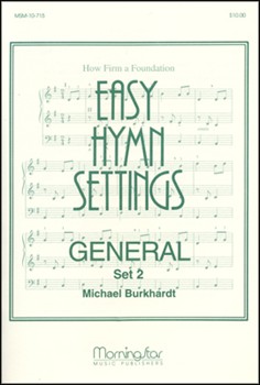 Easy Hymn Settings Set 2 General Hymns by Burkhardt Michael - Burkhardt Michael - for Organ