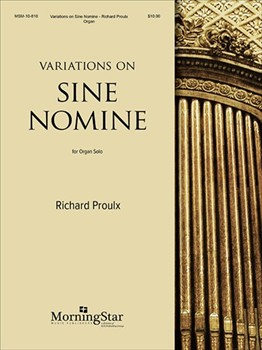 Varfiations on Sine Nomine by Proulx Richard - Vaughan Williams Ralph - for Organ