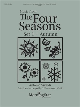 Music From The 4 Seasons Set 1 by Vivaldi Antonio Lucio - Wolff S Drummond - for Organ
