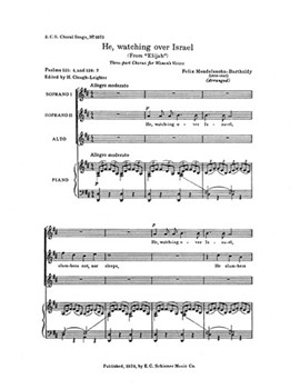 Elijah: He, Watching over Israel