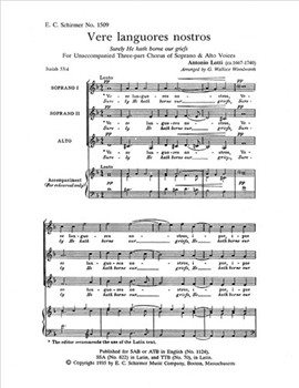 Vere languores nostros (Surely He Hath Borne Our Griefs)