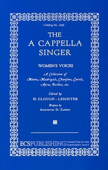A Cappella Singer by Clough-Leighter Henry - Clough-Leighter Henry - for SSA/SSAA (SSA) and SSAA