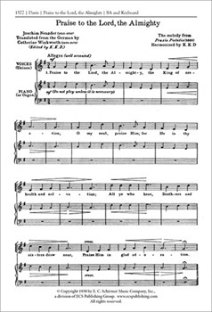 The Praise to the Lord Almighty