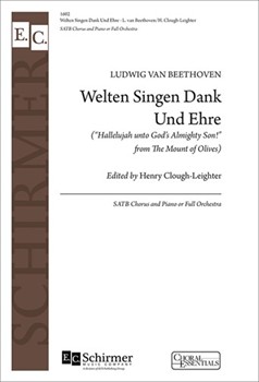 Welten Singen Dank Und Ehre (Hallelujah unto God's Almighty Son!) from The Mount of Olives