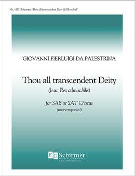 Thou All-transcendant Deity